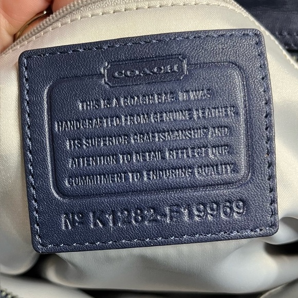 Coach Park Elevated Leather Snakeskin Carryall - Picture 12 of 12